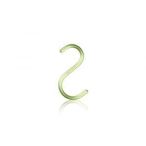 Nomess Copenhagen S Hook Ripustin Lime 5-Pakkaus