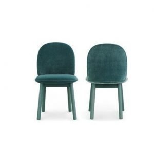 Normann Copenhagen Ace tuoli velour sininen