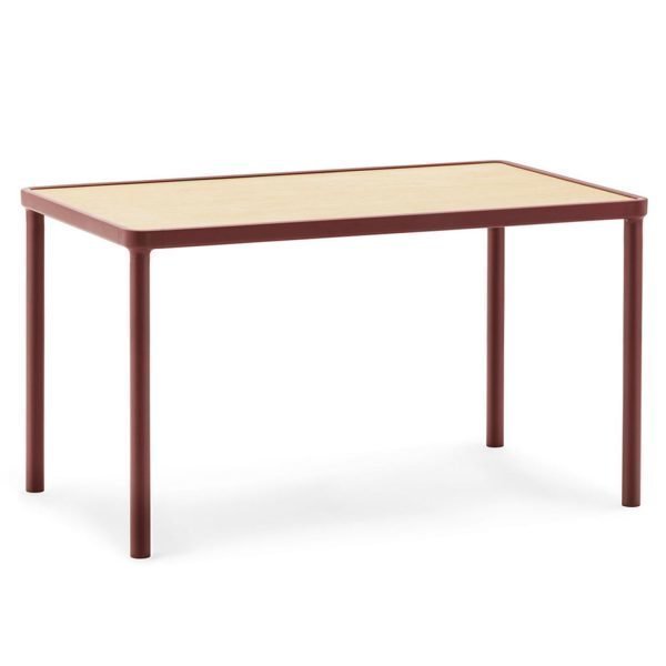 Normann Copenhagen Case Pöytä Tummanpunainen 80x48x45