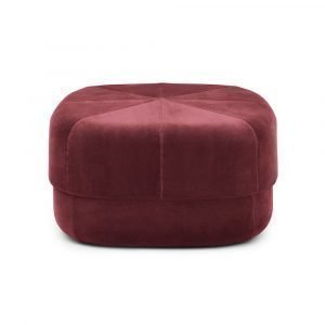 Normann Copenhagen Circus Rahi Tummanpunainen Veluuri Ø65 Cm