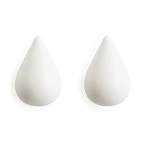 Normann Copenhagen Drop It Koukku Valkoinen Pieni 2-Pakkaus