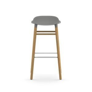 Normann Copenhagen Form Baarituoli 75 Harmaa / Tammi