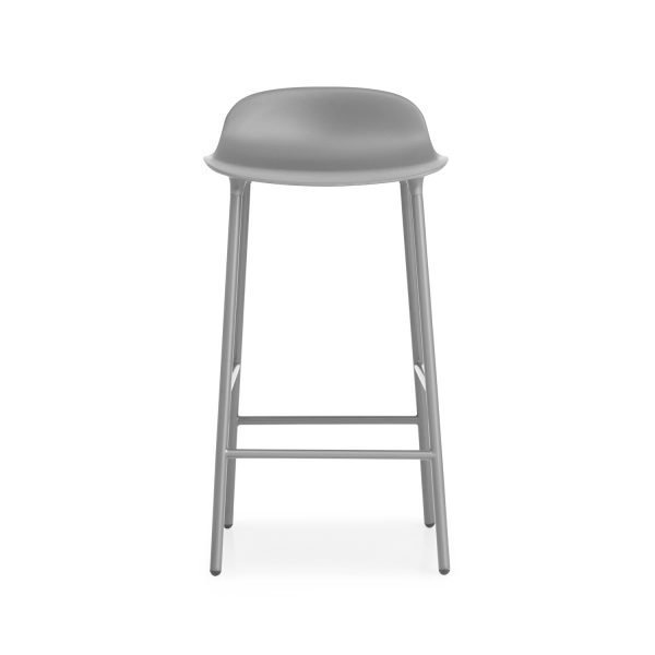 Normann Copenhagen Form Baarituoli Harmaa / Steel 65 Cm