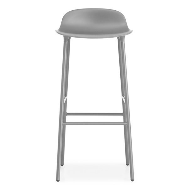 Normann Copenhagen Form Baarituoli Harmaa / Steel 75 Cm