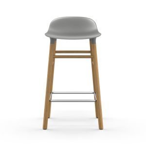 Normann Copenhagen Form Baarituoli Harmaa / Tammi 65 Cm