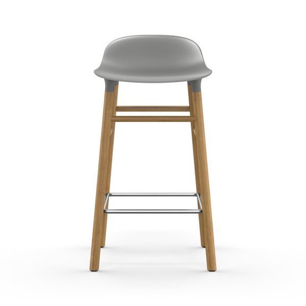 Normann Copenhagen Form Baarituoli Harmaa / Tammi 65 Cm