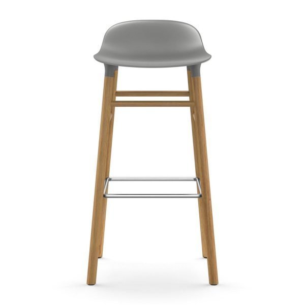 Normann Copenhagen Form Baarituoli Harmaa / Tammi 75 Cm