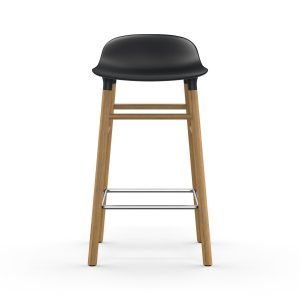 Normann Copenhagen Form Baarituoli Musta / Tammi 65 Cm