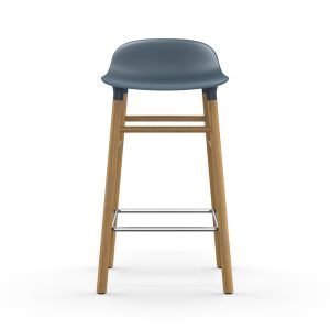 Normann Copenhagen Form Baarituoli Sininen / Tammi 65 Cm