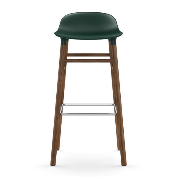 Normann Copenhagen Form Baarituoli Vihreä / Saksanpähkinä 75 Cm