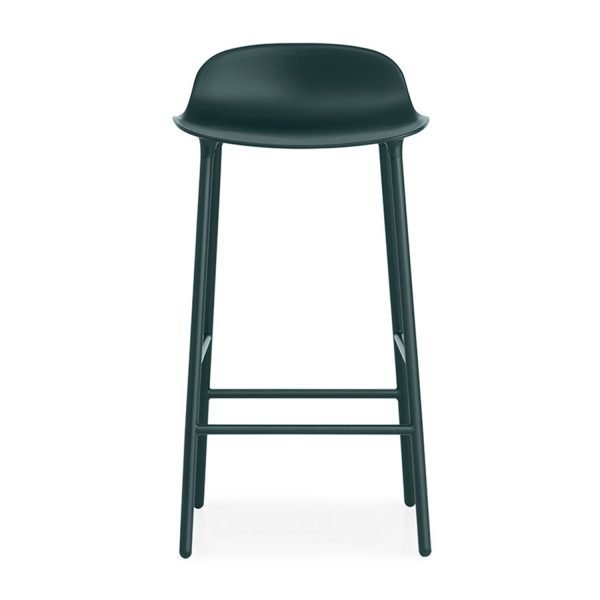 Normann Copenhagen Form Baarituoli Vihreä / Steel 75 Cm