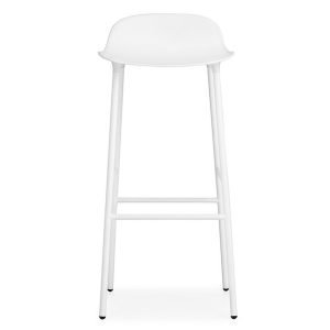 Normann Copenhagen Form Baarituoli White / Steel 75 Cm