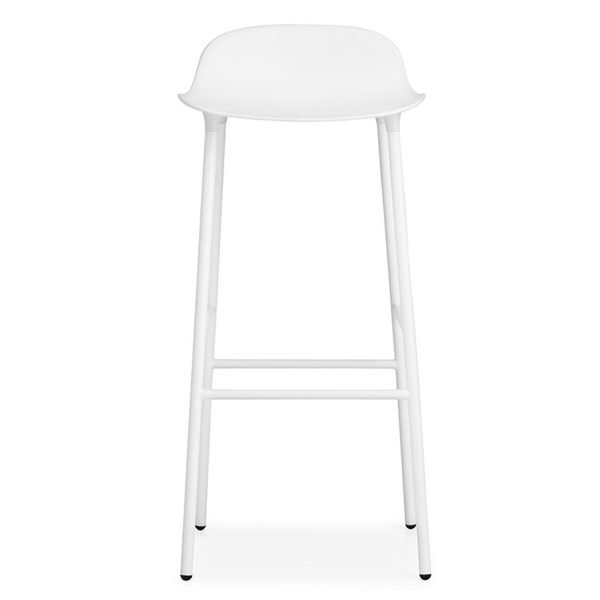 Normann Copenhagen Form Baarituoli White / Steel 75 Cm