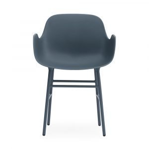 Normann Copenhagen Form Käsinojallinen Tuoli Sininen / Teräs 78x56