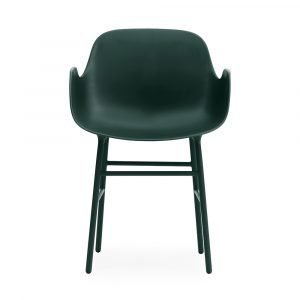 Normann Copenhagen Form Käsinojallinen Tuoli Vihreä / Teräs 78x56