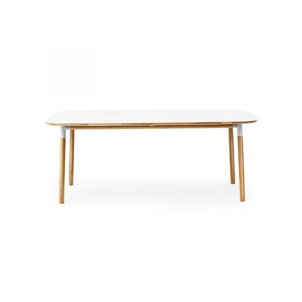 Normann Copenhagen Form Pöytä Valkoinen / Tammi 95x200 Cm