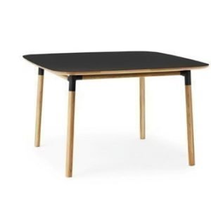 Normann Copenhagen Form Pöytä musta/tammi 120x120 cm