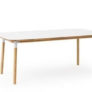 Normann Copenhagen Form Pöytä valkoinen/tammi 95x200cm