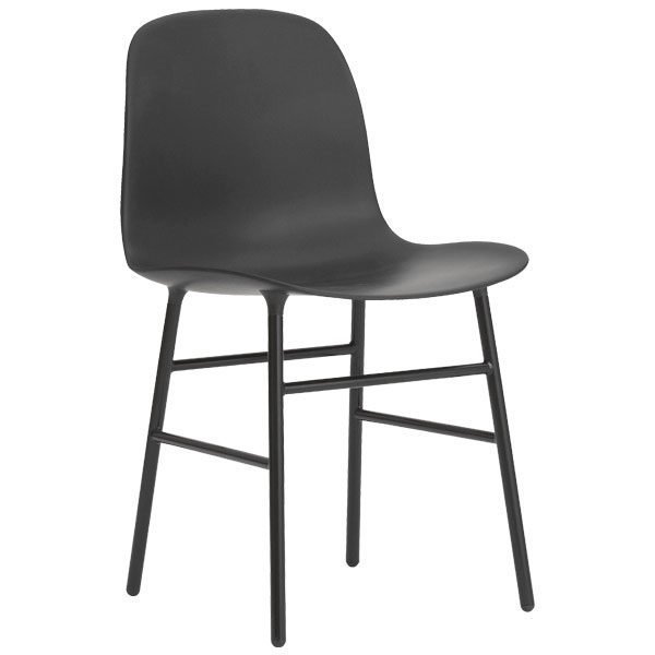 Normann Copenhagen Form Tuoli Musta / Metalli