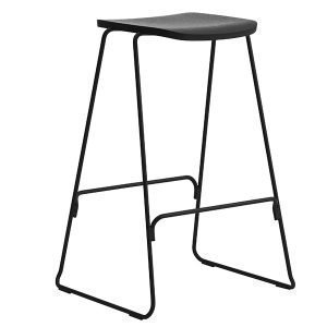 Normann Copenhagen Just Barstool Baarijakkara Selkänojaton Musta 75 Cm