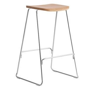 Normann Copenhagen Just Barstool Baarijakkara Selkänojaton Tammi Kromi 75 Cm