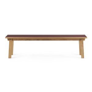 Normann Copenhagen Slice Linoleum Penkki Burgundy 38x160 Cm