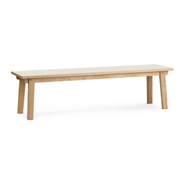 Normann Copenhagen Slice Linoleum Penkki Creme 38x160 Cm