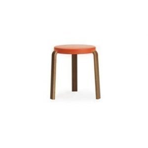 Normann Copenhagen Tap Tuoli saksanpähkinä/oranssi