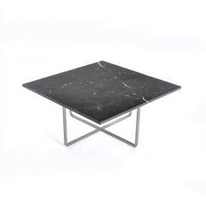 Ox Denmarq Ninety Sohvapöytä Marquina / Teräs 80x80x35 Cm