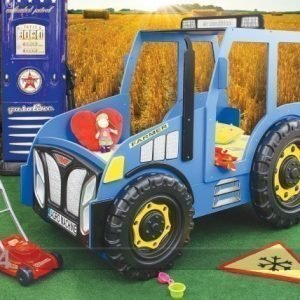 Plastiko Lasten Sänkysarja Traktori 90x180 Cm