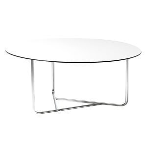 Smd Design Tellus Pöytä Valkoinen / Kromi 100 Cm