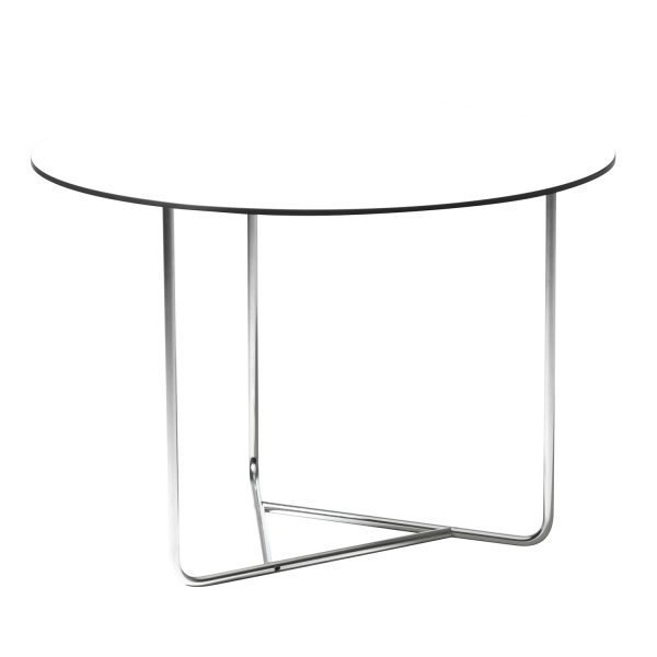Smd Design Tellus Pöytä Valkoinen / Kromi 64 Cm