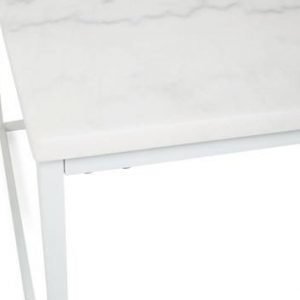Sohvapöytä Olga 75x75x45 cm valkoinen marmori