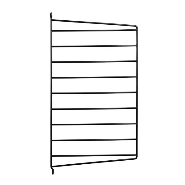 String Sivupaneeli Musta 50x30 Cm 1 Kpl
