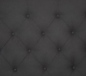 Sängynpääty Madeleine tikattu 180x120 cm musta