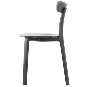 Vitra All Plastic Chair Tuoli Grafiitinharmaa