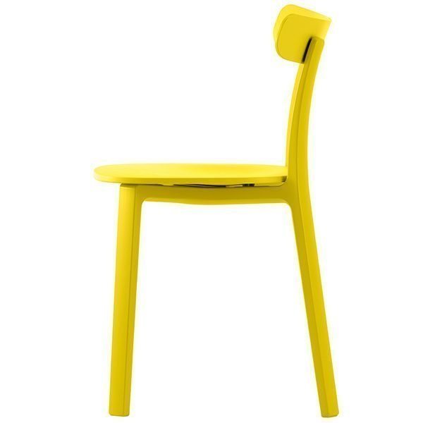 Vitra All Plastic Chair Tuoli Keltainen