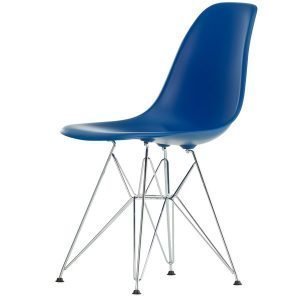 Vitra Eames Dsr Tuoli Navy Blue Kromi