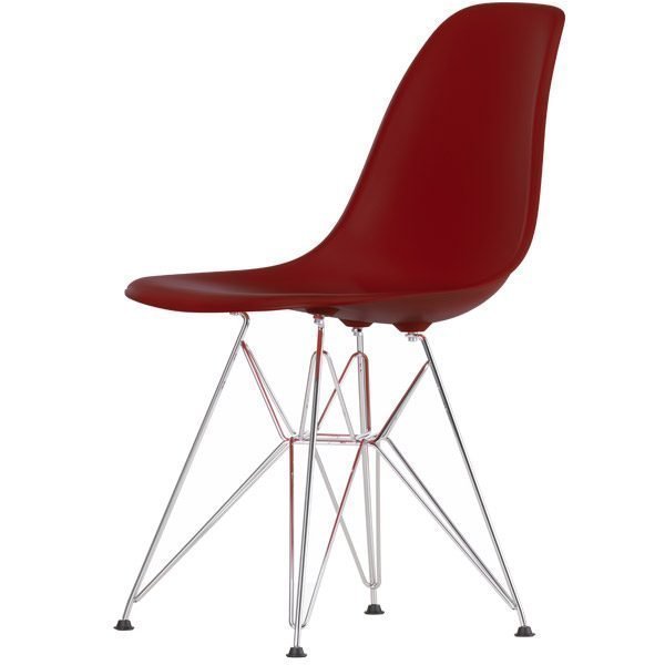 Vitra Eames Dsr Tuoli Oxide Red Kromi