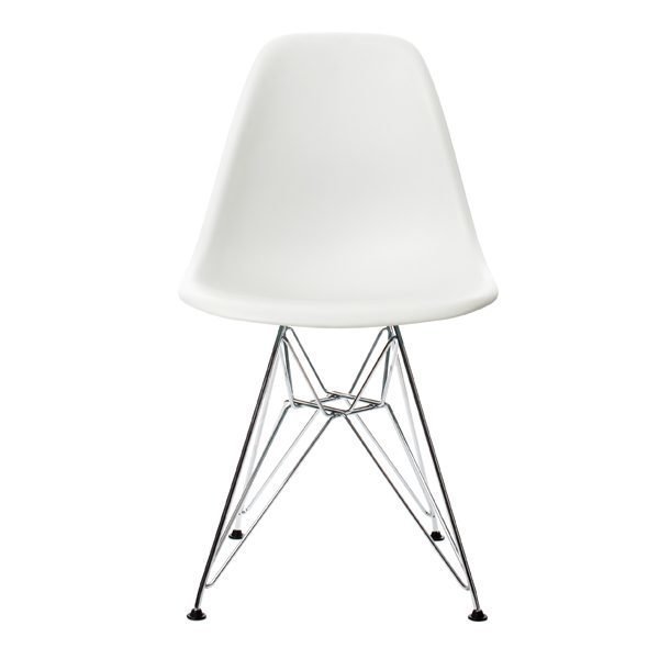 Vitra Eames Dsr Tuoli Valkoinen Kromi