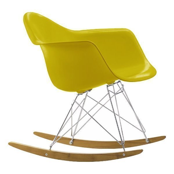 Vitra Eames Rar Keinutuoli Sinappi