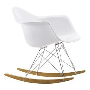 Vitra Eames Rar Keinutuoli Valkoinen