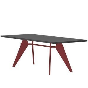 Vitra Em Table Pöytä Asphalt Japanese Red 240x90 Cm