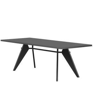 Vitra Em Table Pöytä Asphalt Musta 240x90 Cm