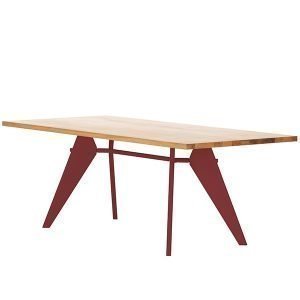 Vitra Em Table Pöytä Tammi Japanese Red 240x90 Cm