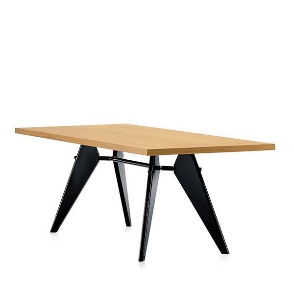 Vitra Em Table Pöytä Tammi Musta 200x90 Cm