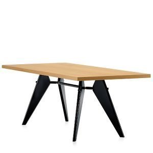 Vitra Em Table Pöytä Tammi Musta 240x90 Cm