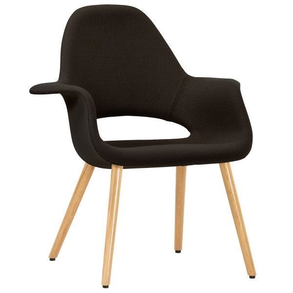 Vitra Organic Chair Nojatuoli Tammi Suklaa / Musta