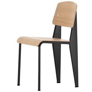 Vitra Standard Tuoli Musta Tammi