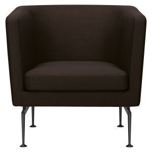 Vitra Suita Club Nojatuoli Basic Dark Musta / Ruskea